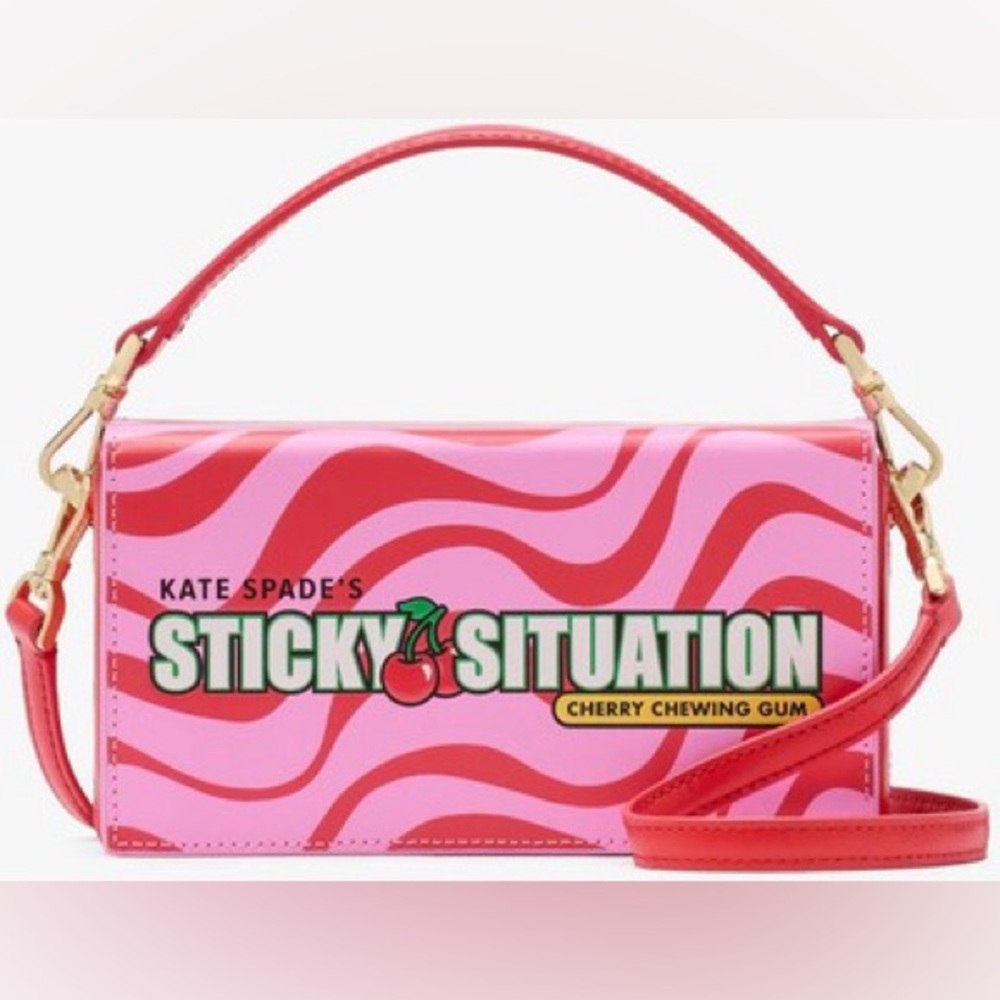 Kate Spade Pink and Red Cherry Bag